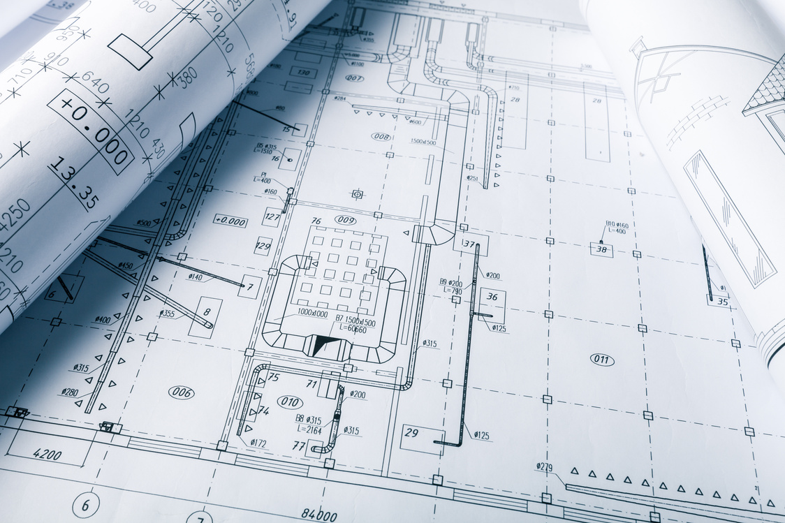 architecture plan and blueprint